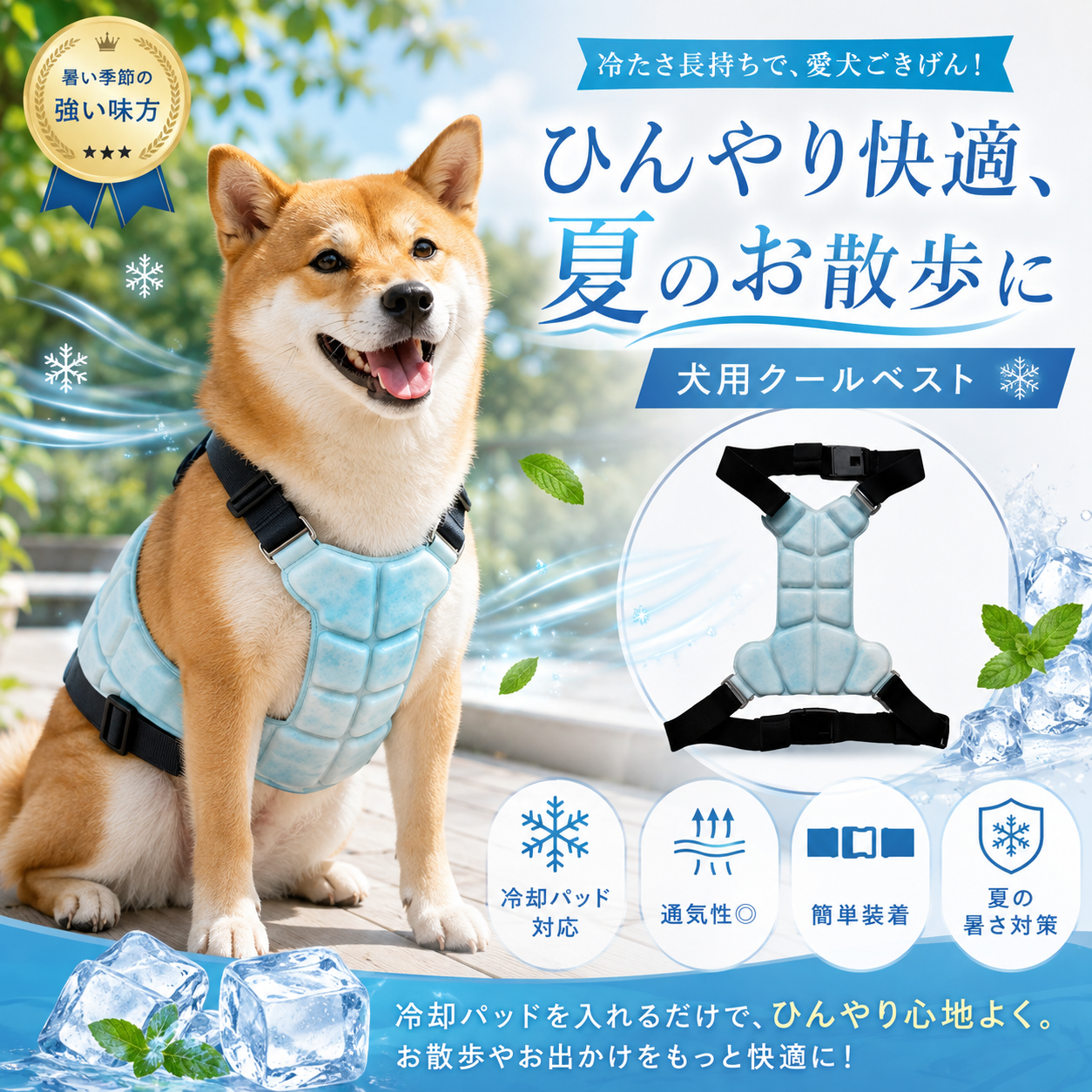 CoolVest™ 犬用クールベスト